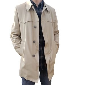 Vtg London Fog MainCoat Faux Fur Lined